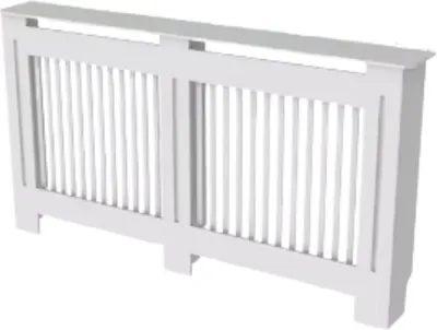 Immagine prodotto di Rivestimento per radiatori - 152x92cm - MDF - Doghe verticali - Elegante - Bianco