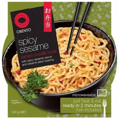 Immagine prodotto di Obento Ramen piccante al sesamo in ciotola 240 g