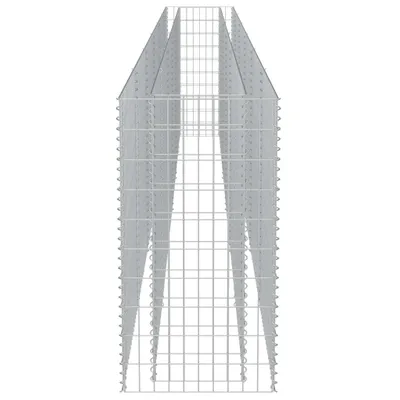 Obrázok produktu pre vidaXL Gabionový vyvýšený záhon Pozinkovaná oceľ 540×50×100 cm - Kvetináče a sadenice