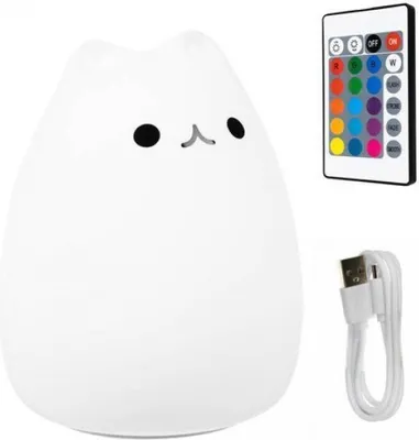 Image de Lampe de nuit LED - chaton