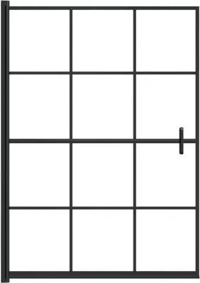 Produktbild von "Winter Sale" Duschabtrennungen - Transparent Duschkabine ESG 100x140cm Schwarz DE2416787