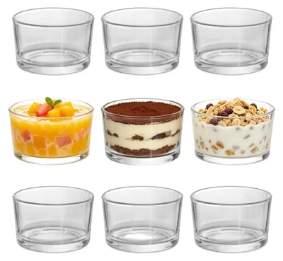 Zdjęcie produktu dla Zestaw 9 szklanek do deserów