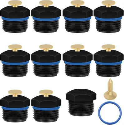 Imagen del producto de Juego de 10 boquillas de pulverización, ajustables 360°, de 1/2 pulgada, para riego de jardines