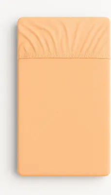 Obrázek produktu pro Froté prostěradlo do dětské postýlky 120x60 cm - broskvové