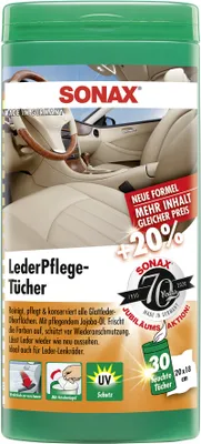 Produktbild von SONAX LederPflegeTücher (25er Box)