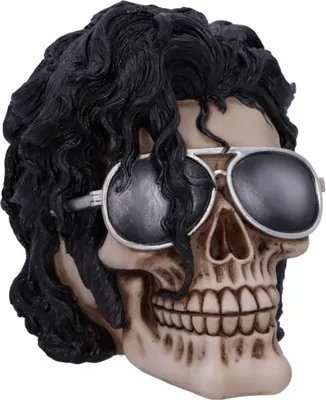 Produktbild von Totenkopf King of Pop mit Brille 16,5cm