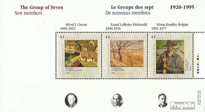 Produktbild von Briefmarken Kanada 1995 Mi Block16 postfrisch Maler