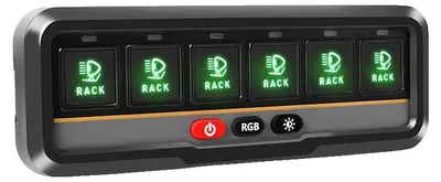 Produktbild von Arbeitslichtschalterpanel, drahtlose APP-Steuerung, IP68 wasserdicht, Mit Fernbedienung