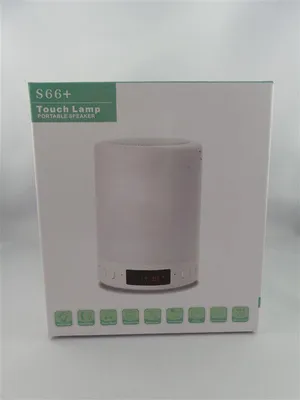 Obrázek produktu pro Přenosný reproduktor S66+ Touch Lamp (kompatibilní se všemi zařízeními Android a IOS)