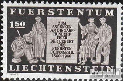 Produktbild von Briefmarken Liechtenstein 1940 Mi 190 postfrisch Geburtstag des Fürsten