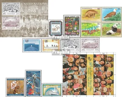 Produktbild von Briefmarken UNO - New York 1995 Mi 679-703 (kompl.Ausg.) Jahrgang 1995 komplett postfrisch Sondermarken