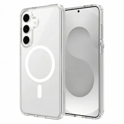 Productafbeelding van Accezz Xtreme Impact Backcover met MagSafe voor de Samsung Galaxy S25 FE - Transparant