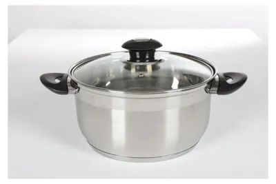 Image de Marmite à viande en acier inoxydable Karat 20 cm Cuisine Cuisine Rôtisserie Cuisinière Induction Repas