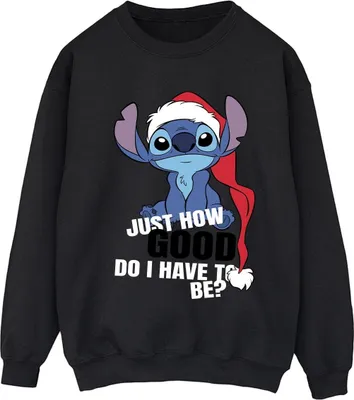 Produktbild von Disney - "Just How Good" Sweatshirt für Damen BI23177 (L) (Schwarz)