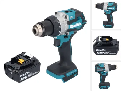 Produktbild von Makita DDF 489 T1 Akku Bohrschrauber 18 V 73 Nm Brushless + 1x Akku 5,0 Ah - ohne Ladegerät