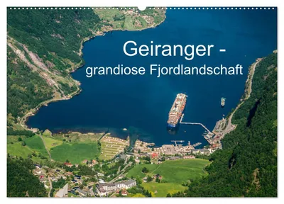 Produktbild von Geiranger - grandiose Fjordlandschaft (Wandkalender 2027 DIN A2 quer), CALVENDO Monatskalender