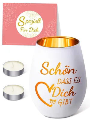 Produktbild von Elzusha – Graviertes Glaswindlicht, ideal als Geschenk zum Geburtstag oder zu Weihnachten
