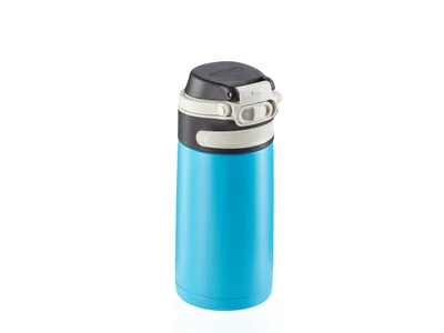 Produktbild von Leifheit Isolierbecher Flip 350ml light blue