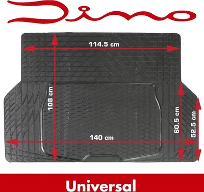 Produktbild von Universal Gummi Kofferraummatte Kofferraum Gummimatte Kofferraum Matte 140x108cm