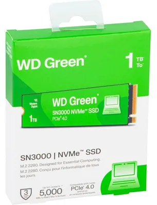 Produktbild von Western Digital Green SSD 1TB M.2 2280 PCI 4.0 SN3000