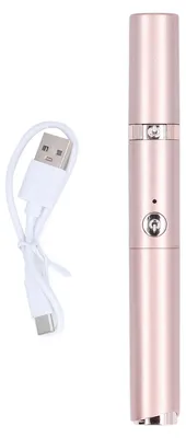 Immagine prodotto di Pinzetta riscaldante elettrica 2 in 1, portatile, durevole, per definire le ciglia e rifinire le sopracciglia, set di strumenti per il trucco, ideale per viaggi e uso domestico, color oro