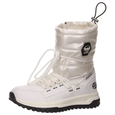 Produktbild von Dockers Schlupfstieflette in weiss/weiss kombi, Gr. 39