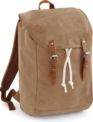 Produktbild von Quadra QD615 | Vintage Rucksack | 26 x 45 x 16,5 cm - Farbe: Caramel - Größe: 26 x 45 x 16,5 cm
