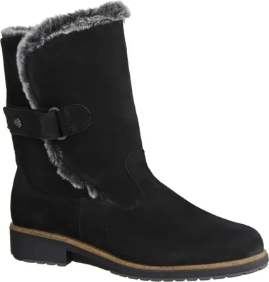 Immagine prodotto di Finn Comfort Lizzola stivaletto da donna in nabuk nero Linea Lady NEW - stivali / stivaletti da donna, nero, pelle (nabuk)
