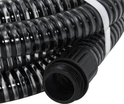 Obrázek produktu pro vidaXL Sací hadice s mosaznými koncovkami černá 1,1" 4 m PVC