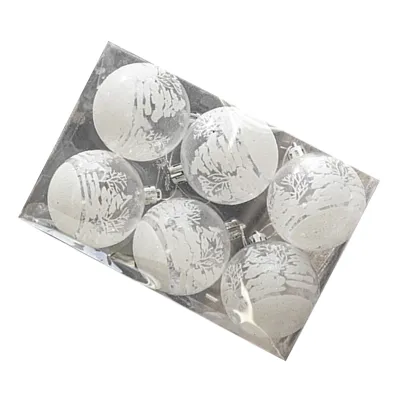 Imagen del producto de Adornos navideños transparentes, adornos navideños en forma de bola transparentes, bolas navideñas transparentes, adornos navideños en forma de bola, set de adornos navideños en forma de bola, adornos navideños en forma de bola con efecto de nieve, adornos navideños en forma de bola