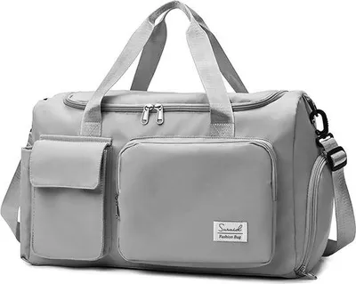Image de Sac de voyage et sac de sport Unyqoos® avec compartiment à chaussures, compartiment pour les vêtements mouillés et housse de trolley – 24 L, 45×20×27 cm, 527 g, polyester résistant à l'eau, pour femmes et hommes