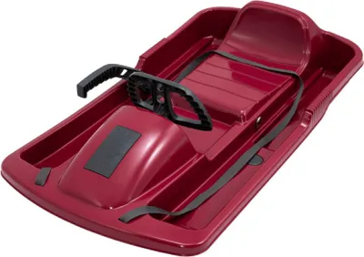 Produktbild von KHW | Lenkschlitten Snow Fox | Berry | 95 cm | | inkl. Zugseil | ausgefeiltes Lenksystem | kälte- und lichtbeständiger Kunststoff | Germany