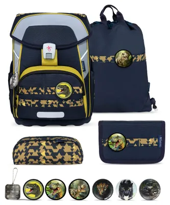 Produktbild von Belmil Premium Belmil Maxi Plus Premium Schulranzen Set 5-teilig "Explorer"