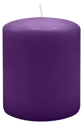 Produktbild von Stumpenkerzen 100 x Ø 80 mm, Violett, 8 Stück