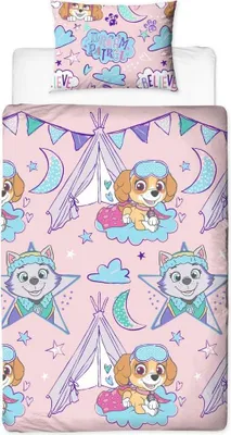 Produktbild von Paw Patrol - Bettwäsche-Set "Sleepover" AG378 (Einzelbett) (Pink)