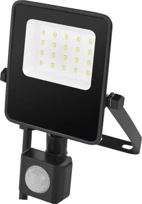 LED reflektor VISIO s pohybovým čidlem, 10 W, černý, neutrální bílá
