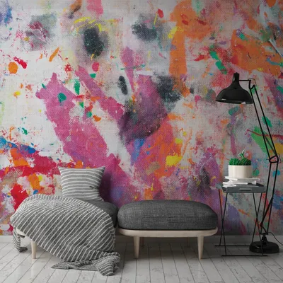 Produktbild von NEWROOM Tapete Lullaby Bunt Vliestapete - Modern Kunst Graffiti  Germany