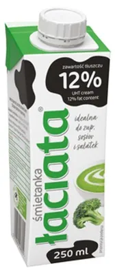 Obrázok produktu pre Krém Łaciata 12 % 250 ml UHT
