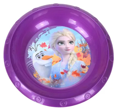 Produktbild von Plastikschüssel Ø17 für Kinder Disney Frozen oder Peppa Wutz