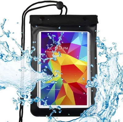 Produktbild von starfix Wasserdichte Universal Tasche Schutzhülle für Phone / Tablet bis zu 8" schwarz
