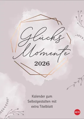 Produktbild von Kreativkalender Glücksmomente A4 2026
