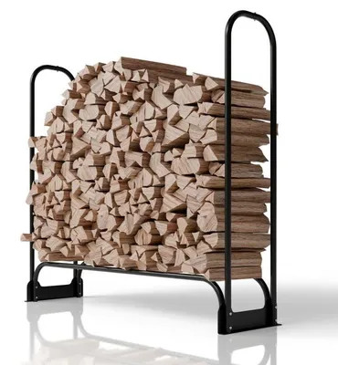 Obrázek produktu pro Regál na palivové dřevo 130x117 cm s voděodolnou plachtou