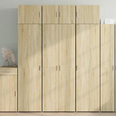 Zdjęcie produktu dla vidaXL Wysoka szafka dąb sonoma 70x42,5x225 cm Materiał drewnopochodny
