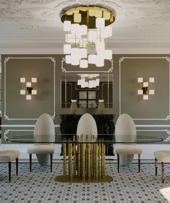 Produktbild von Casa Padrino Luxus Designer Esstisch Bambus Gold 200 x 110 x H. 78 cm - Handgefertigter Esszimmertisch mit ovaler Glasplatte - Esszimmer Möbel - Hotel Möbel - Luxus Qualität