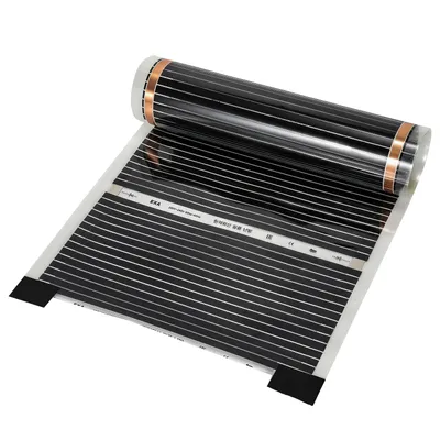 Obrázok produktu pre Yakimz vykurovacia fólia podlahové stenové vykurovanie s vykurovacou fóliou infračervené teplo čierna, 200cmx50cm, 220W/m², 1 kus