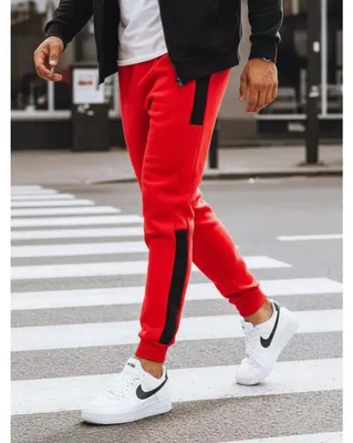 Productafbeelding van Dstreet heren joggingbroek Arayo, rood, maat M