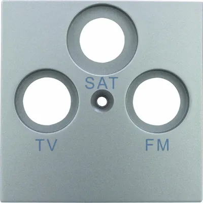 Produktbild von REV Studio platin Abdeckung für SAT-DOSE