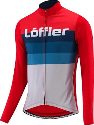 Immagine prodotto di Loeffler ciclismo camicia manica lunga M Bike L / s Jersey Messenger Mid-Rosso