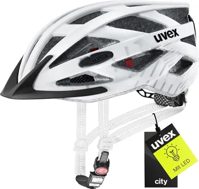 Produktbild von uvex City i-vo - Leichter City-Helm für Damen und Herren individuelle Größenanpassung inkl. LED-Licht