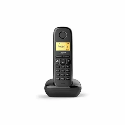 Produktbild von Gigaset A270 Schnurloses DECT-Telefon Schwarz mit Anrufbeantworter und Freisprecheinrichtung – Reichweite 300 m